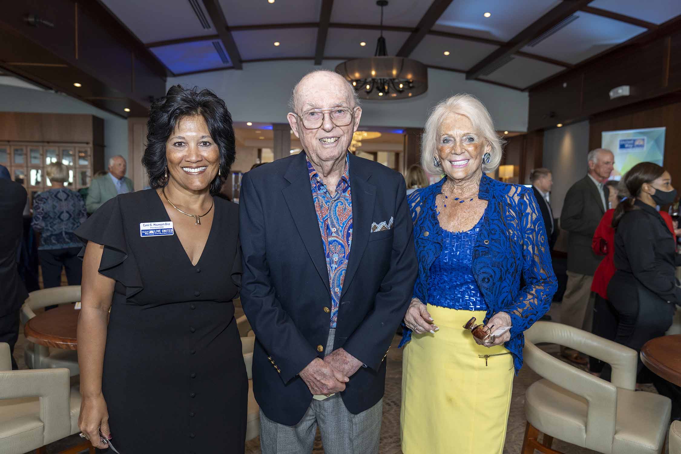 Carol, Charles McIntyre and Joyce Court