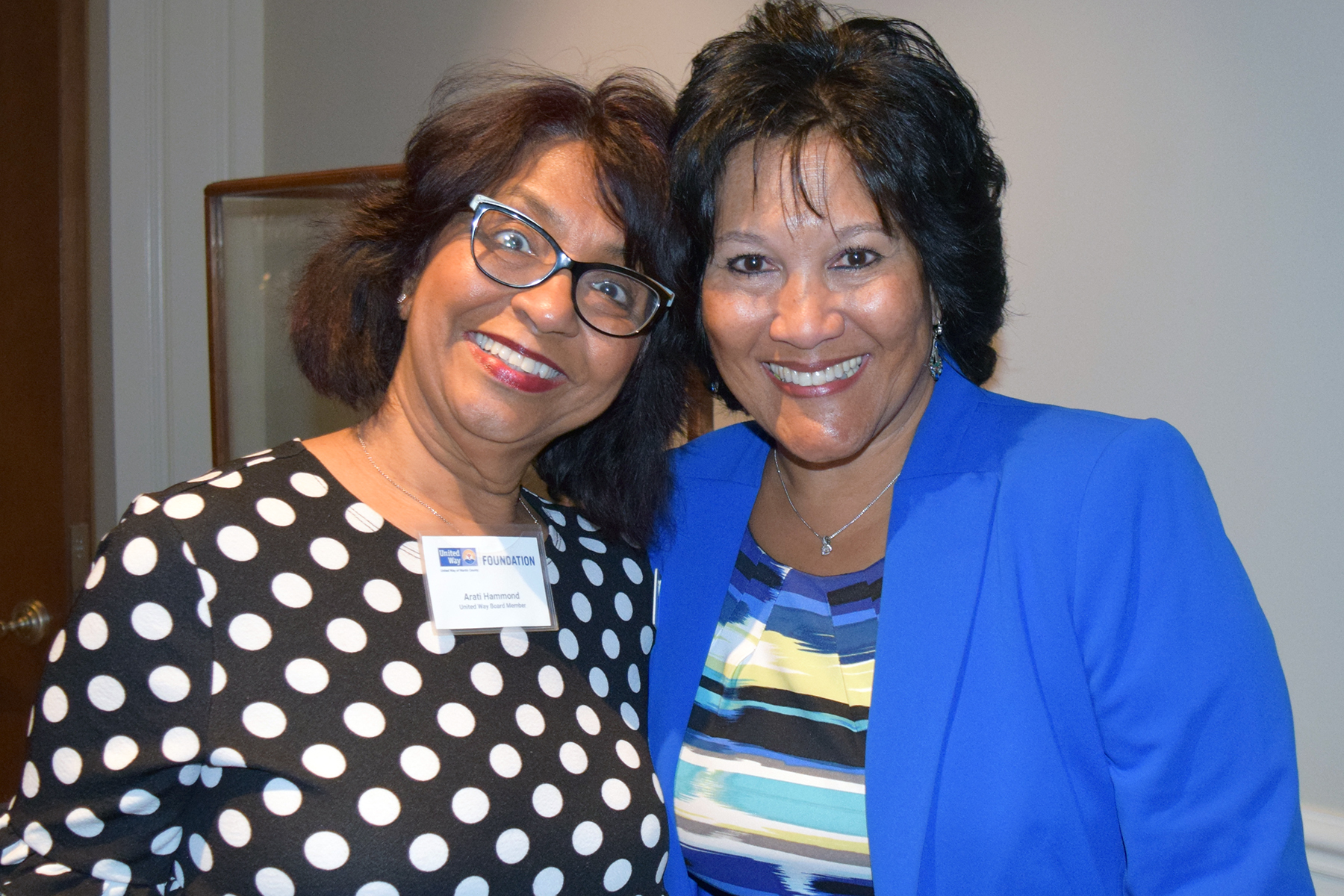 Arati Hammond and Carol G. Houwaart-Diez, UWMC President and CEO