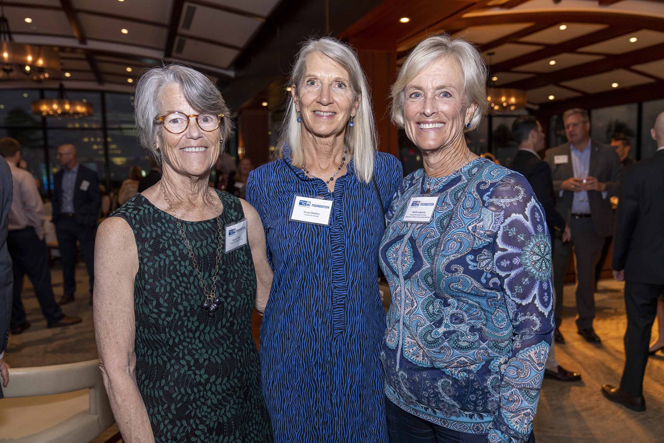 Noreen Fisher, Sue Mathias and Muffin Adamiak