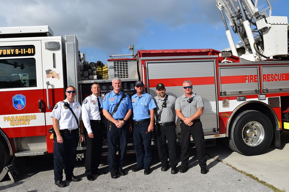 fire officials at Day of Caring