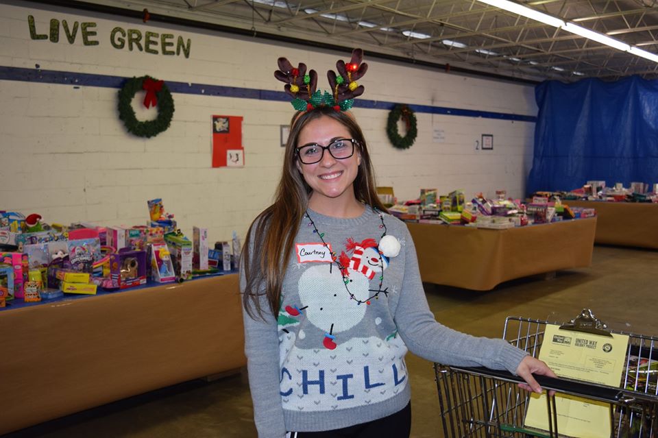 United Way Holiday Project volunteer