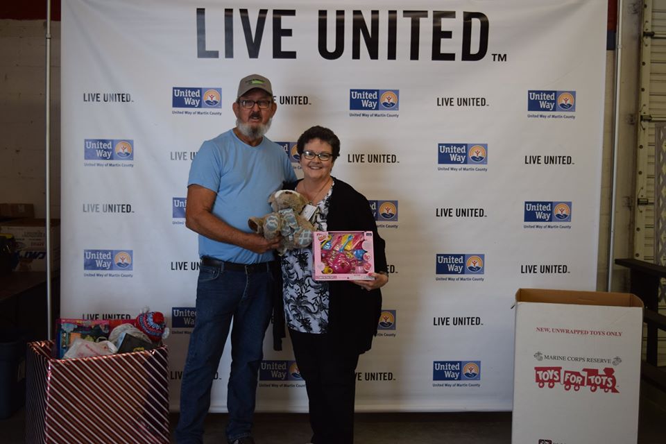 United Way Holiday Project toy drop-off