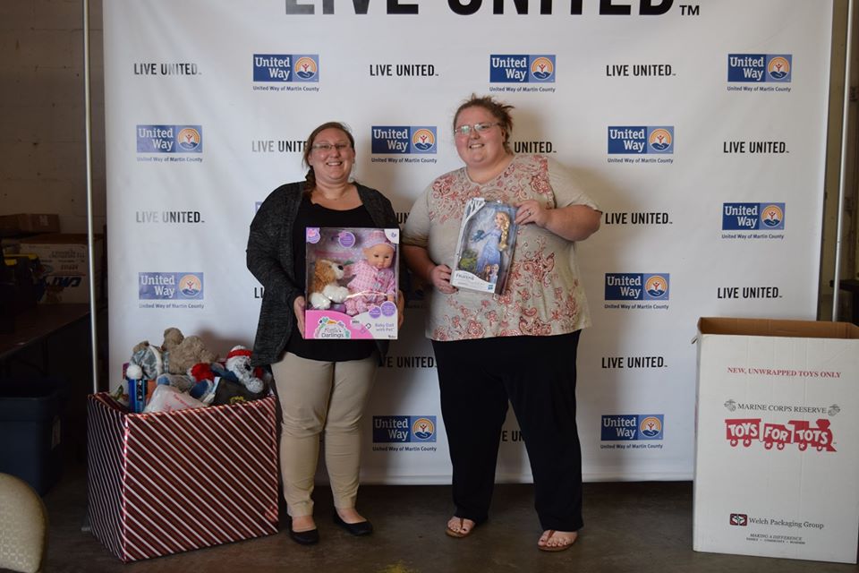 United Way Holiday Project toy drop-off