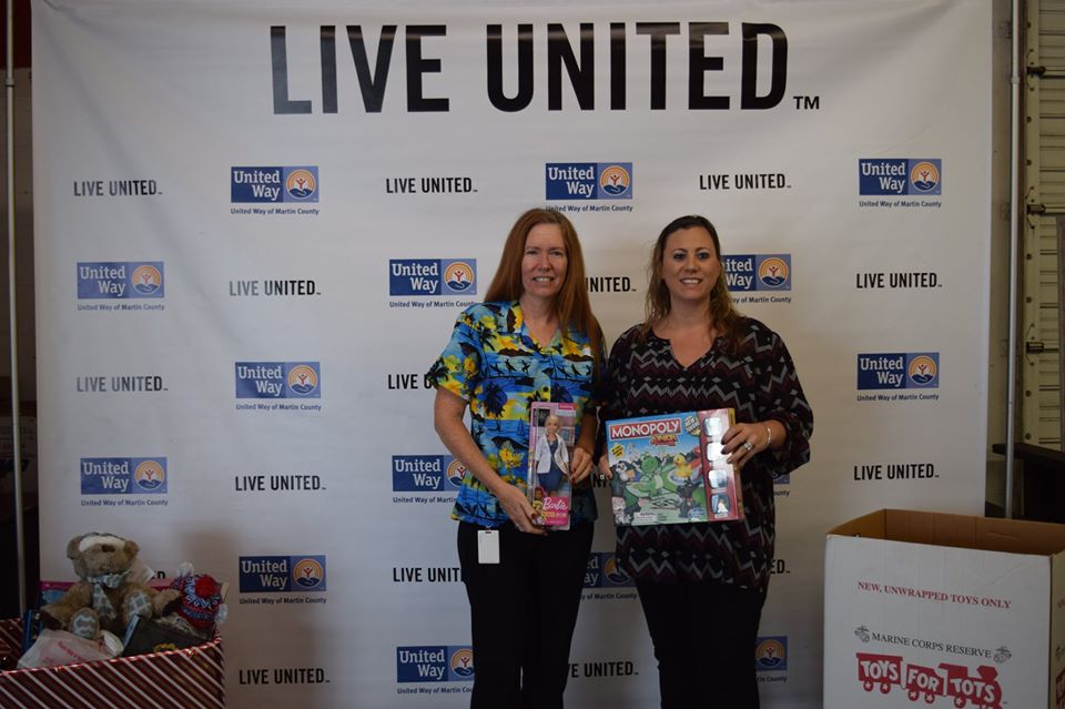 United Way Holiday Project toy drop-off