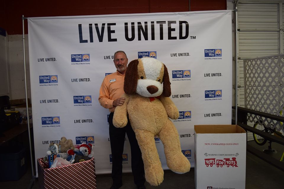 United Way Holiday Project toy drop-off