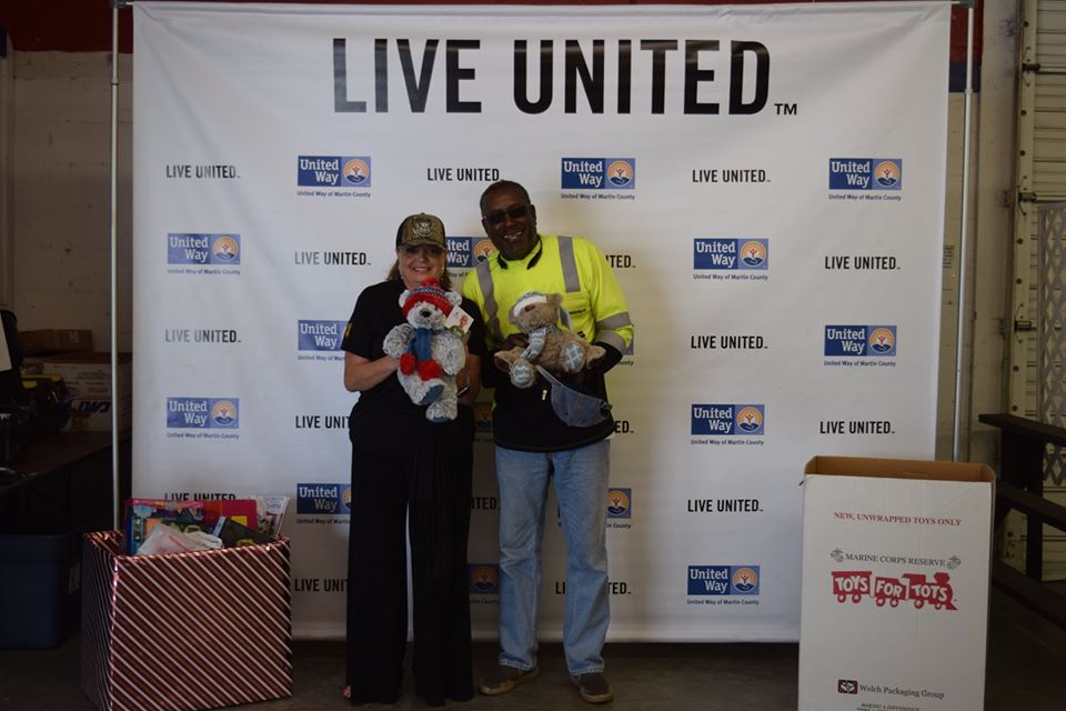 United Way Holiday Project toy drop-off