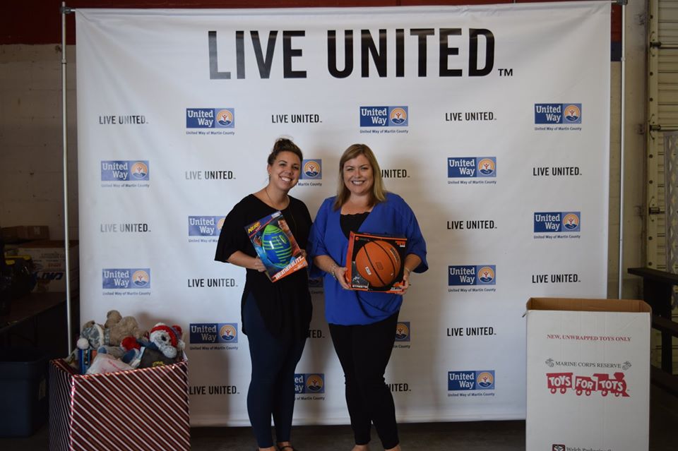 United Way Holiday Project toy drop-off