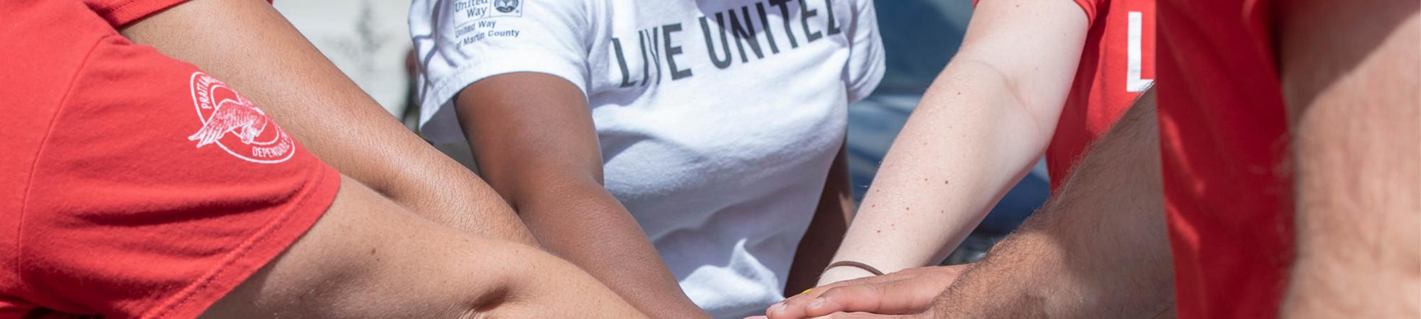 Hands in to live united